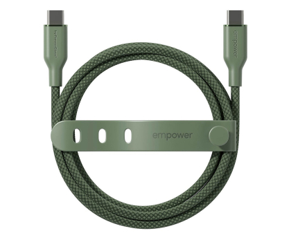 Kabel PanzerGlass empower Racing 60W USB-C 1,2m Sage